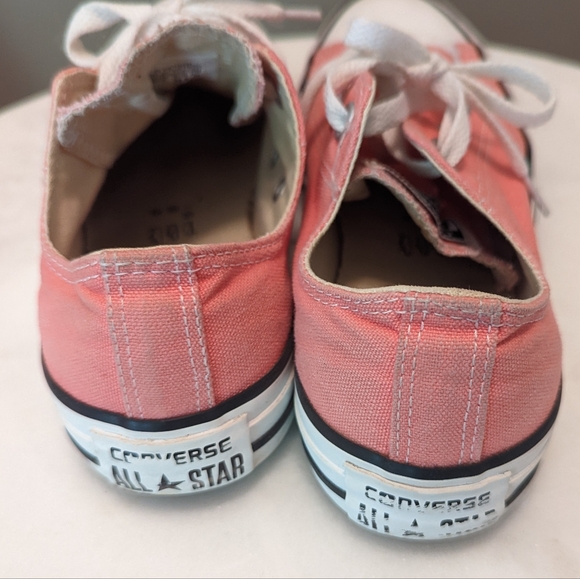 Converse Pink Low top Canvass W6 M4 - Picture 4 of 5